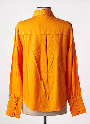 Chemisier coupe cintrée manches longues orange LES TROPEZIENNES PAR M.BELARBI femme