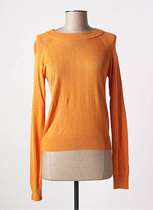 Pull coupe cintrée manches longues orange DESIRES femme