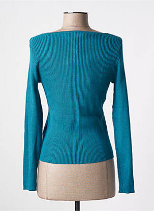 Pull stretch manches longues bleu DESIRES femme
