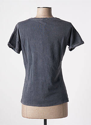 T-shirt sérigraphie manches courtes gris GARCIA femme
