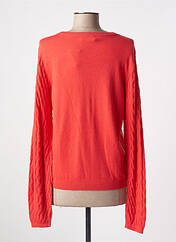 Gilet manches longues rouge CREAM pour femme seconde vue