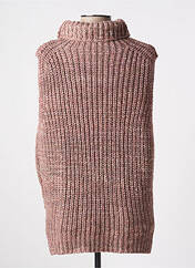 Pull col roulé rose C'EST BEAU LA VIE pour femme seconde vue