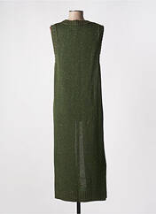 Gilet sans manche vert SEE THE MOON pour femme seconde vue