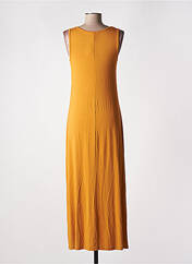Robe longue orange SEE THE MOON pour femme seconde vue