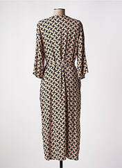 Robe mi-longue noir KAFFE pour femme seconde vue