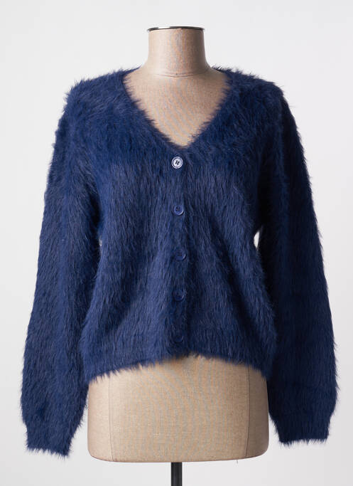 Gilet manches longues bleu COMPAÑIA FANTASTICA pour femme