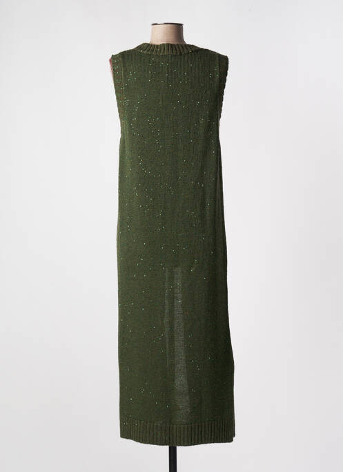 Gilet sans manche vert SEE THE MOON pour femme