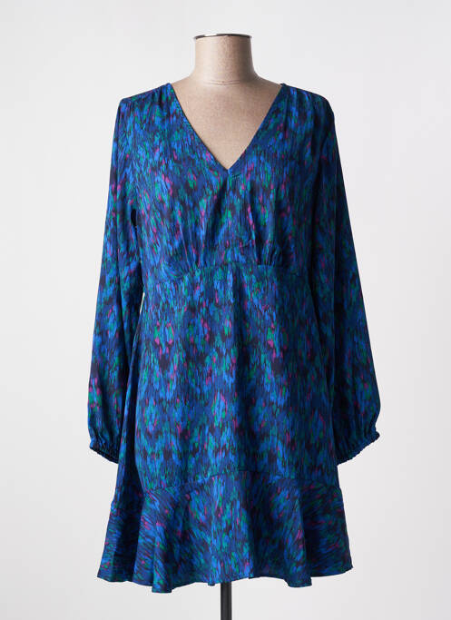 Robe courte bleu AN' GE pour femme