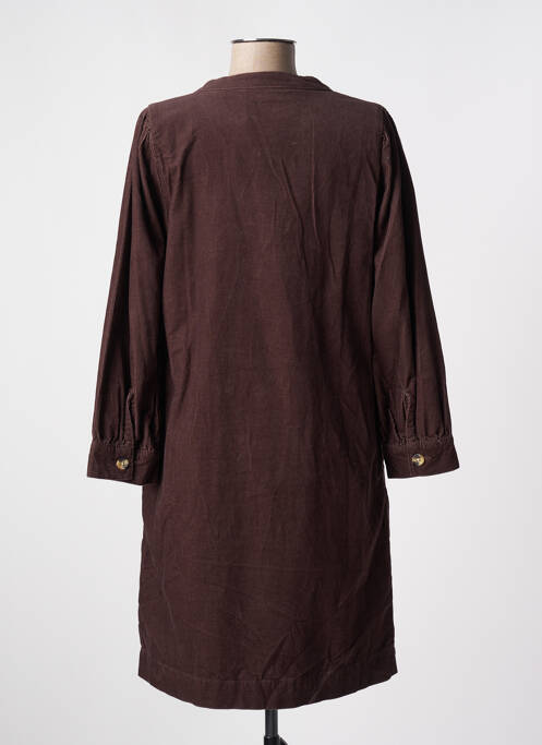 Robe courte marron KAFFE pour femme