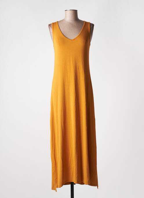 Robe longue orange SEE THE MOON pour femme