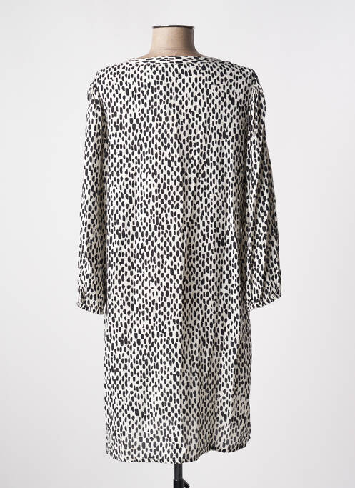 Robe mi-longue noir KAFFE pour femme