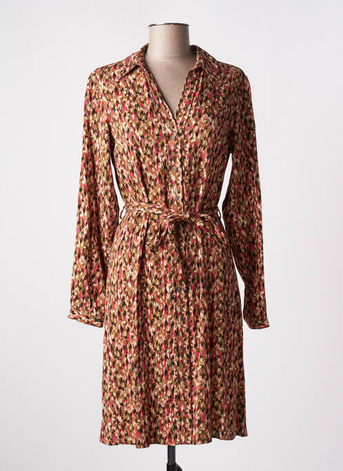 Robe mi-longue vert GARCIA pour femme