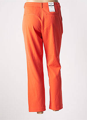 Pantalon 7/8 stretch taille normale orange TOM TAILOR femme