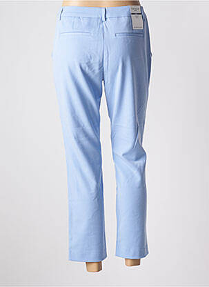 Pantalon 7/8 stretch taille normale bleu TOM TAILOR femme