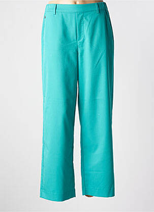 Pantalon large coupe fluide taille normale bleu CREAM femme