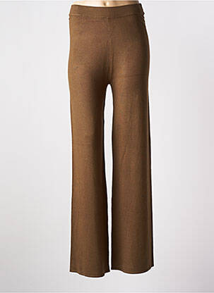 Pantalon large taille haute taille haute vert DESIRES femme