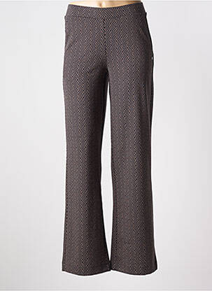 Pantalon large poches taille haute bleu GARCIA femme