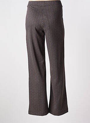 Pantalon large poches taille haute bleu GARCIA femme