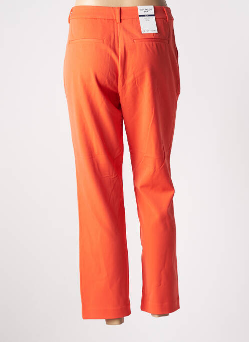 Pantalon 7/8 stretch taille normale orange TOM TAILOR femme