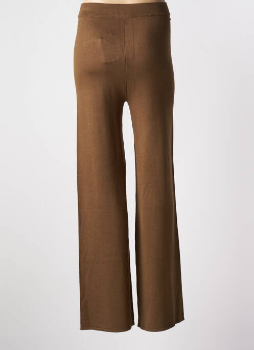 Pantalon large taille haute taille haute vert DESIRES femme