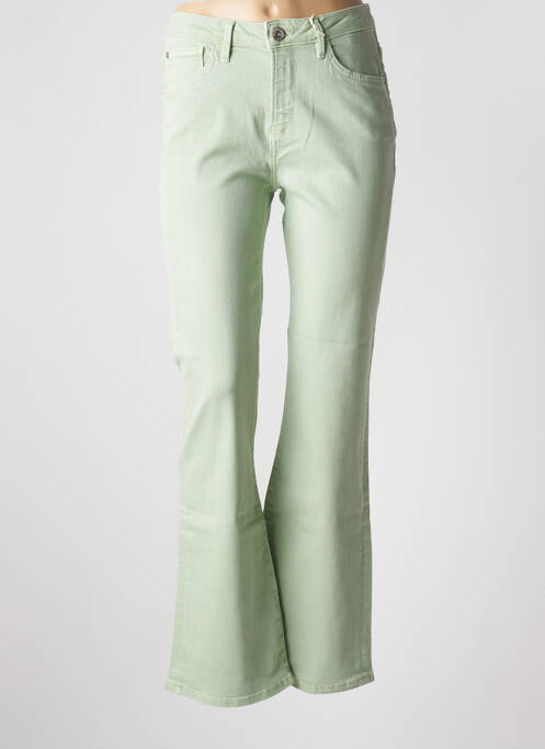 Jean coupe flare vert GARCIA pour femme