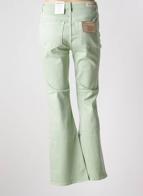 Jean coupe flare vert GARCIA pour femme