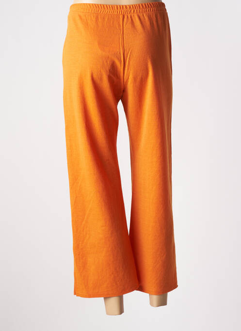 Pantalon 7/8 orange SEE THE MOON pour femme