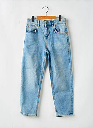 Jeans coupe droite stretch taille ajustable bleu GARCIA fille