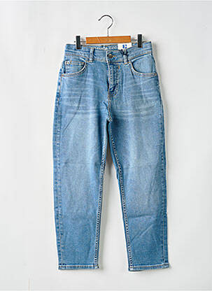 Jeans coupe droite stretch taille ajustable bleu GARCIA fille