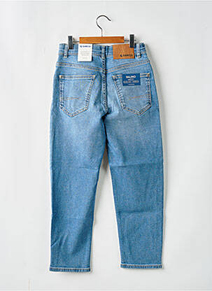 Jeans coupe droite stretch taille ajustable bleu GARCIA fille