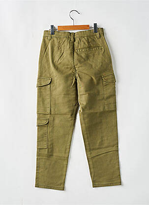 Pantalon cargo poches taille ajustable vert GARCIA fille