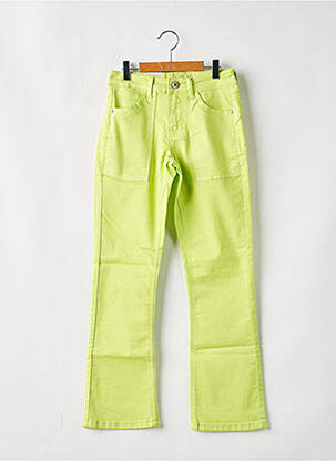 Pantalon 7/8 stretch taille normale vert CREAM femme