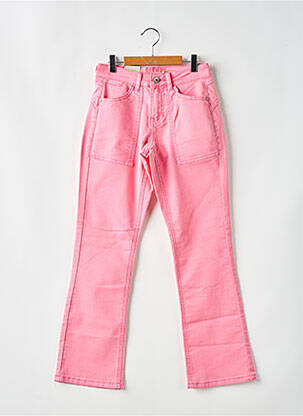 Pantalon 7/8 stretch taille normale rose CREAM femme