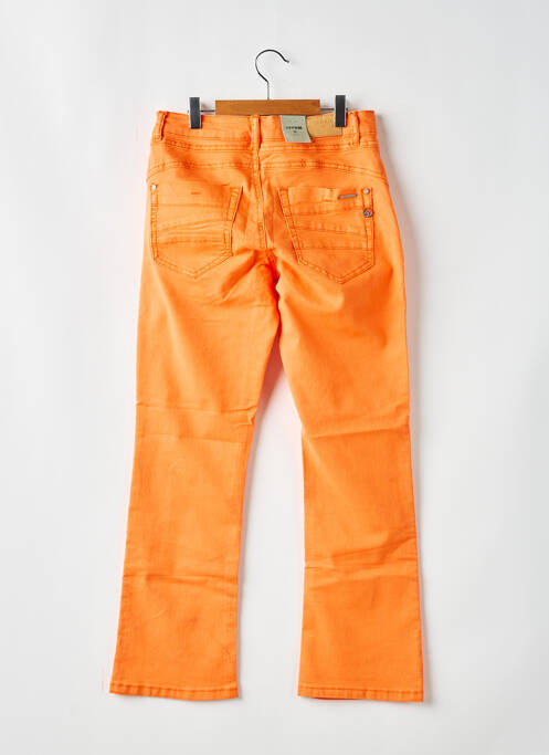 Pantalon 7/8 stretch taille normale orange CREAM femme