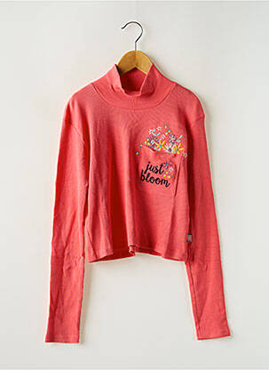 T-shirt stretch manches longues rose BOBOLI fille