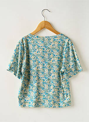 Gilet manches courtes stretch vert LE TEMPS DES CERISES fille