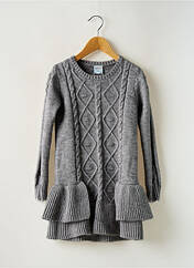 Robe mi-longue gris BOBOLI pour fille seconde vue