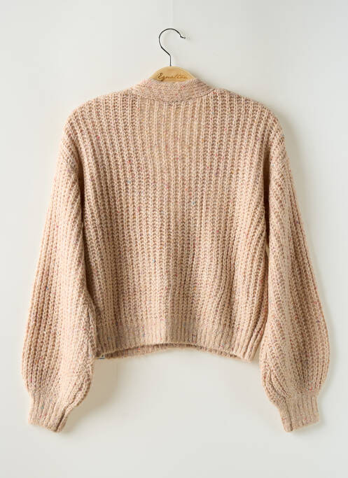 Gilet manches longues rose GARCIA pour fille