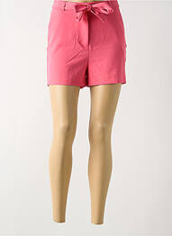 Short taille à pinces taille haute rose GARCIA femme