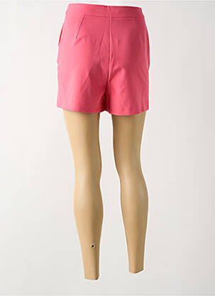 Short taille à pinces taille haute rose GARCIA femme