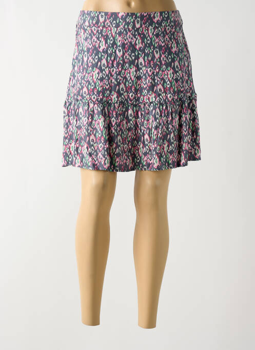 Jupe mi-longue tissage popeline gris GARCIA fille