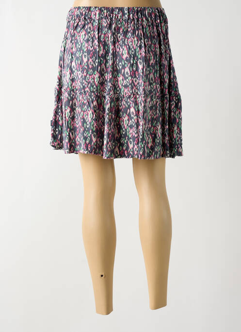 Jupe mi-longue tissage popeline gris GARCIA fille