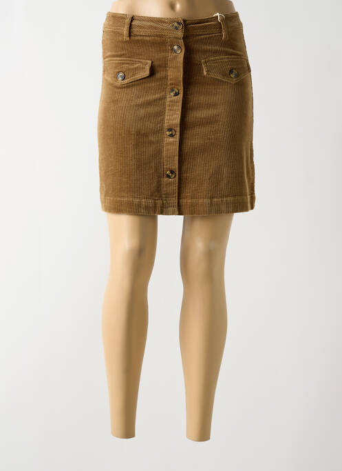 Jupe courte beige GARCIA pour femme
