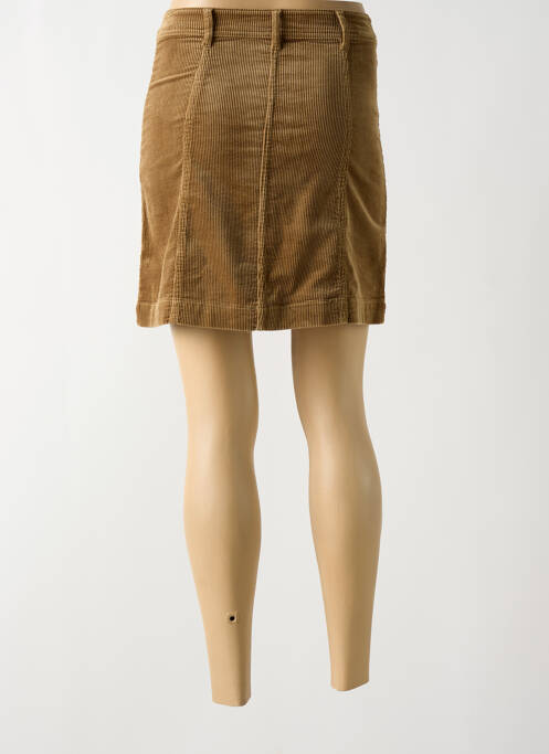 Jupe courte beige GARCIA pour femme