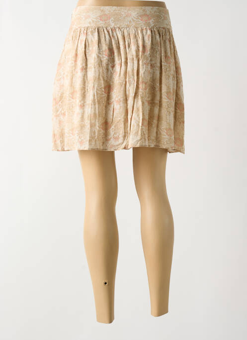 Jupe courte beige YAYA pour femme