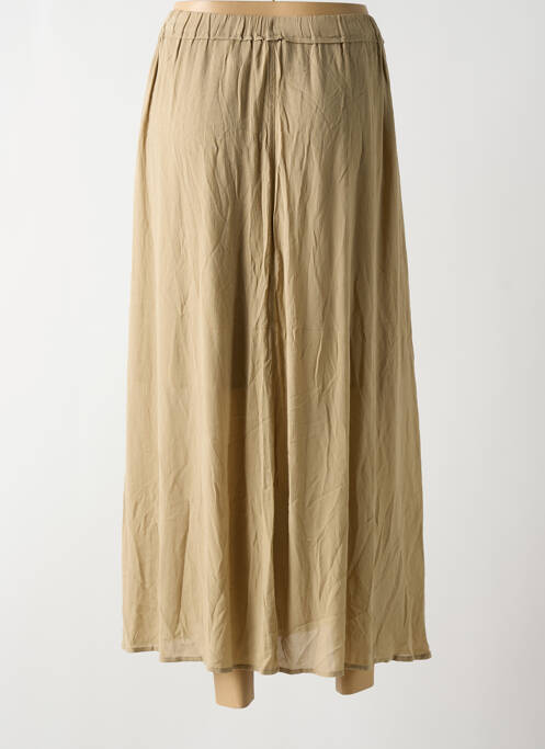 Jupe longue beige YAYA pour femme