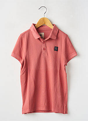 Polo stretch manches courtes rose GARCIA garcon