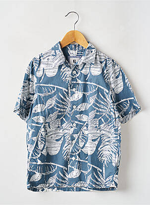 Chemise manches courtes imprimé tie and dye bleu GARCIA garcon