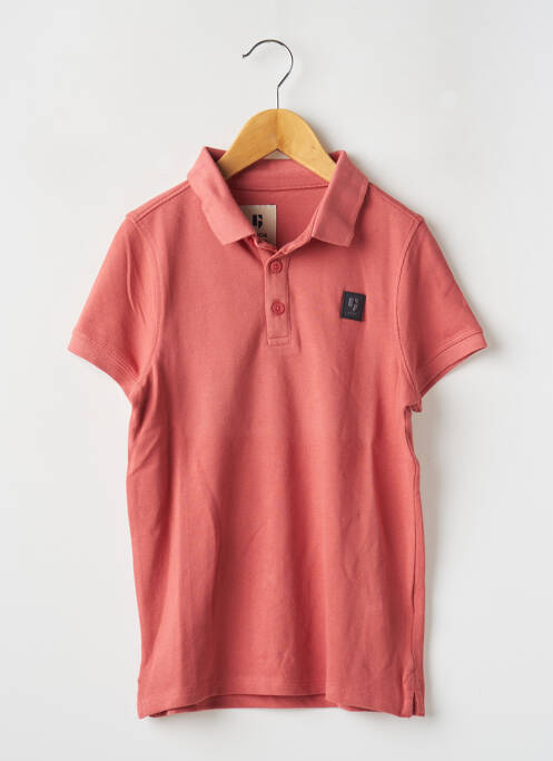 Polo stretch manches courtes rose GARCIA garcon
