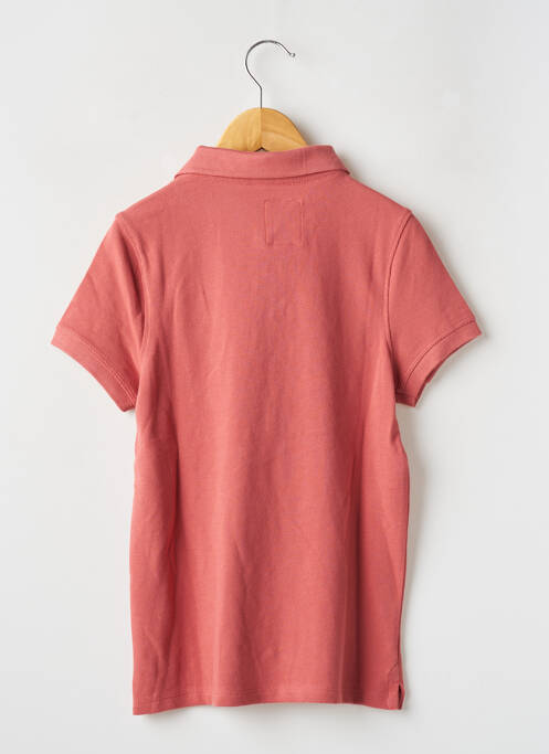 Polo stretch manches courtes rose GARCIA garcon